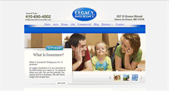 Desktop Screenshot of legacyinsuranceusa.com